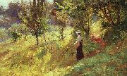 Theodore Clement Steele Berry Picker China oil painting reproduction